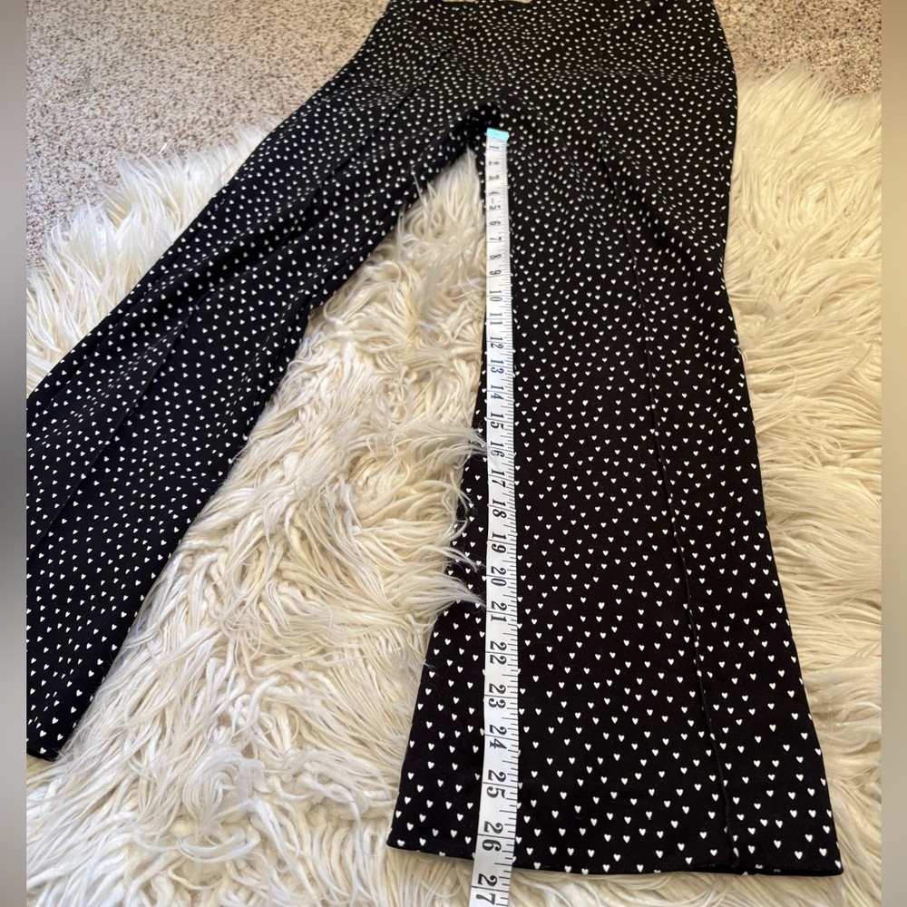 Maeve The Margot Black Pants with Heart Pattern Size S EUC - Picture 9 of 9